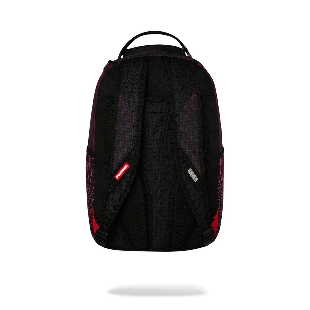 Sprayground Fiber Optics Party Shark Backpack Unisex Pink Shoulder Strap SPR301